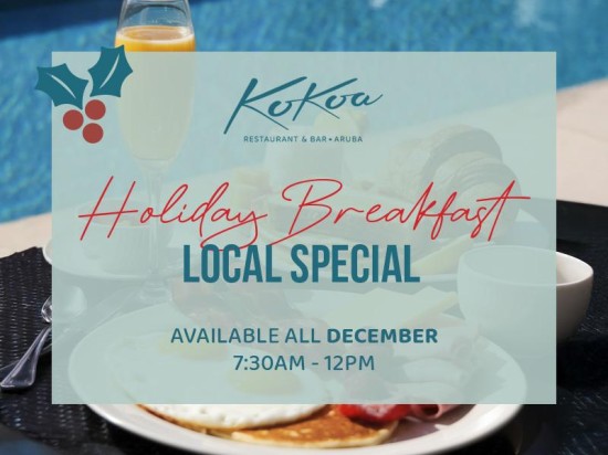 Holiday Breakfast Local Special at Kokoa