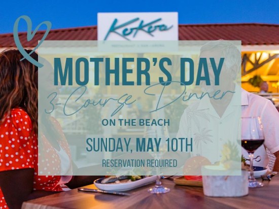 A Beachfront Mother’s Day 3-Course Dinner