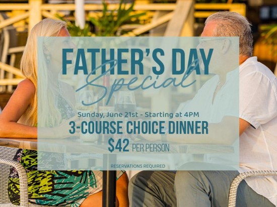 Father’s Day Dinner on the Beach at Kokoa
